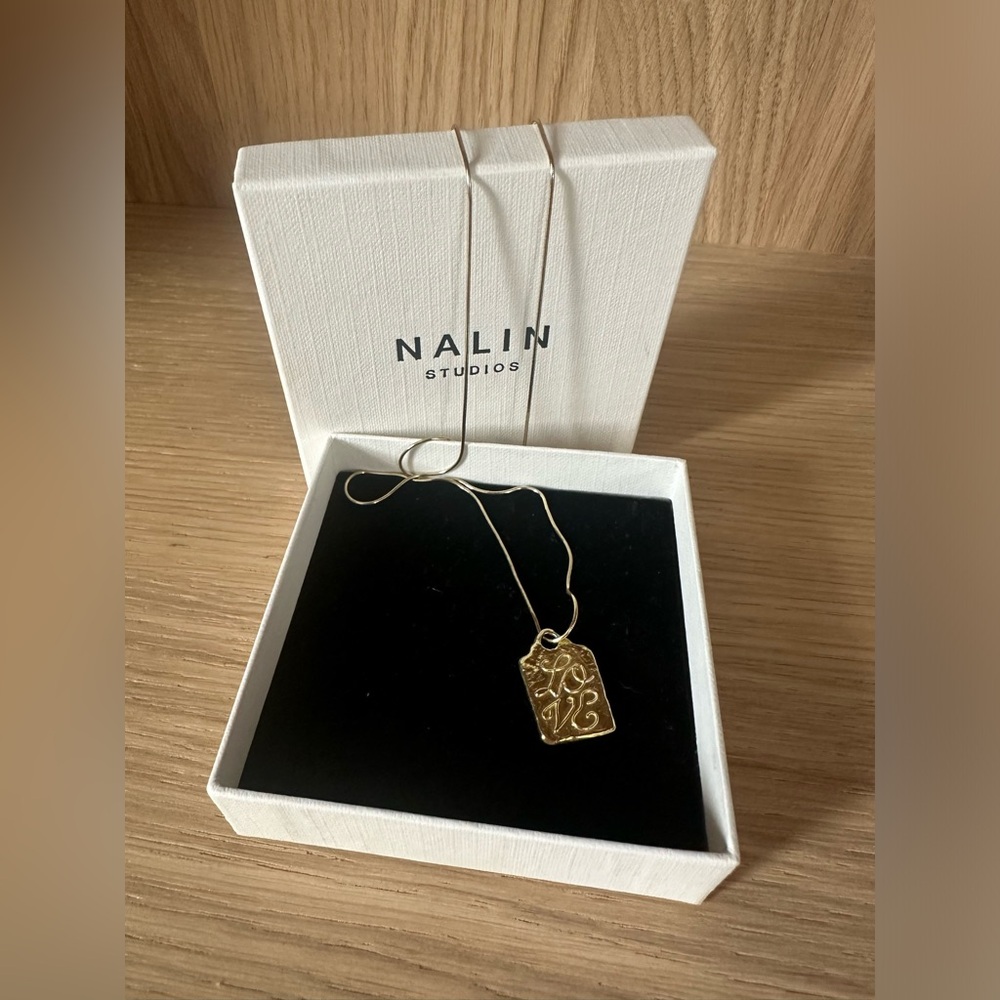 Nalin Reversible Gold Vermeil Dream Pendant Necklace